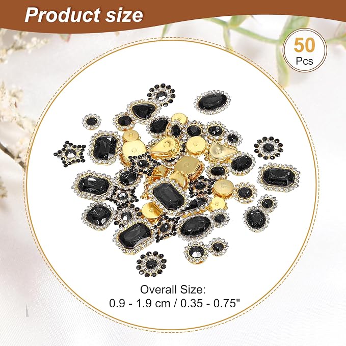 PATIKIL Sew on Rhinestones Crystals - Image 2