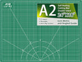 ArtAt Self Healing Cutting Mat: 18″x 24″ Green Double Sided, Non-Slip 5 Layers by ArtAt