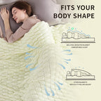 Knitted Weighted Blanket for Adult, No Beads Heavy Blanket 48” x 72'' 15lbs - Image 3