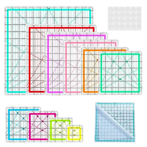 10 Quilting Rulers | Square Rulers, Quilting Squares, Square Quilting Rulers by BUZHIFF