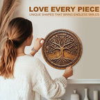 Tree of Time Puzzles Adults Gifts Wooden 200 Pieces 11.4 * 11.4in - Image 6