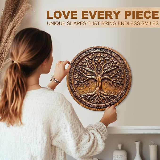 Tree of Time Puzzles Adults Gifts Wooden 270 Pieces 13.4 * 13.4in - Image 6