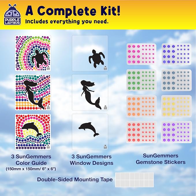 SUNGEMMERS Gem Window Art Suncatcher Kit - Image 4