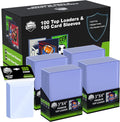 200 Card Sleeves Top Loaders for Cards, Premium Baseball Card Holder for by Unknown