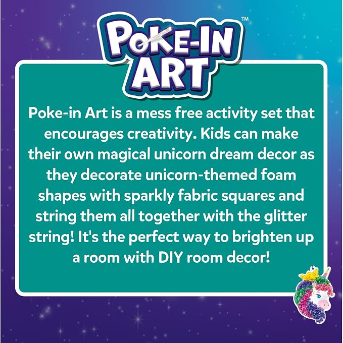 Skillmatics Poke-in Art – Magical Unicorn Dream Decor, DIY Wood Craft Kit | 5 - Image 8