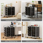 BECOMFORT 15-Drawer Rolling Cart - Image 8