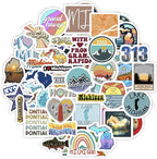 BulbaCraft Michigan Stickers for Water Bottle and Laptop by BulbaCraft