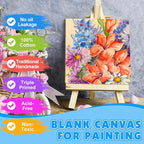 ESRICH Canvas for Painting, 16 Pack Square Canvas Boards for Painting 12x12 - Image 3