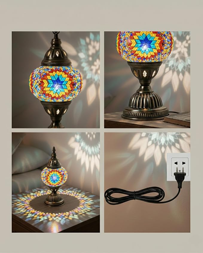 Ottoman Mosaics Turkish Mosaic Lamp Kit | DIY Art & Craft Project - Image 4