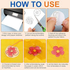 FURWEY 24PCS 8.5"x11" Wash Away Embroidery Stabilizer – Self Adhesive & - Image 5