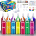 PATIFEED Tie Dye Kit for Kids and Adults, 14 Colours | 80ML Bottles, Gifts for by PATIFEED