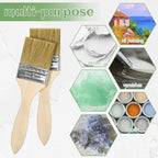 24 Pack 2 Inch Paint Brushes, All-Purpose Chip Brush Set - Image 4