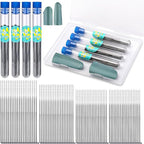 Yizzvb 80Pcs Needle Felting Needles, 4 Sizes Wool Felting Needles, Needle by yizzvb