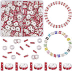 TINKRSTUFF 200 pcs 8mm Spacer Beads by TINKRSTUFF