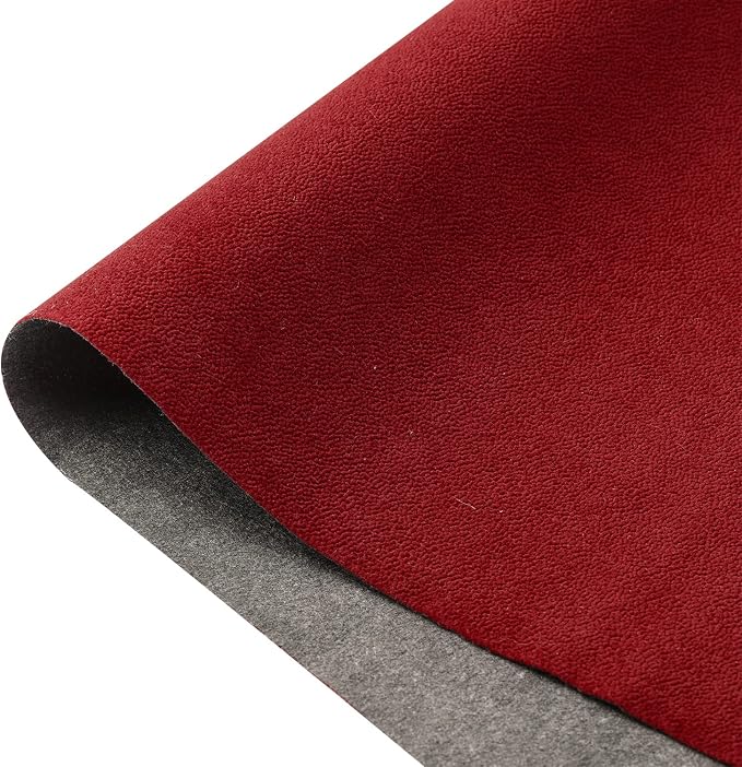 Removable Velvet Flock Self Adhesive Felt Fabric Liner Dark Red Velvet Drawer by GAOTAOBN