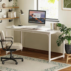 Huuger Computer Desk, 63 Inch Office Desk, Gaming Desk - Image 7
