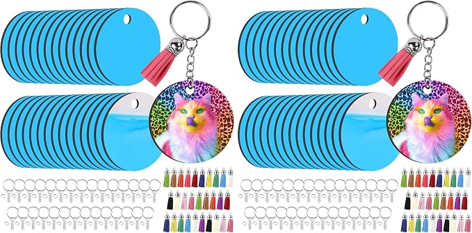 HTVRONT Sublimation Keychain Blanks by HTVRONT