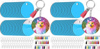 HTVRONT Sublimation Keychain Blanks by HTVRONT
