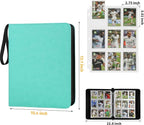 GERMUN 3 Ring 9 Pocket Zipper Card Binder, 720 Double Sided Standard PU Trading - Image 2