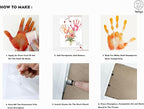 TwoDays Flower Bouquet Handprint Art Craft DIY Kit, Unique Gifts - Image 3