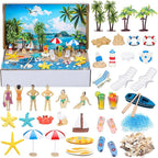 Teyva Daily 48 Pcs Summer Beach Diorama Kit Habitat Project Box Set Beach by Unknown