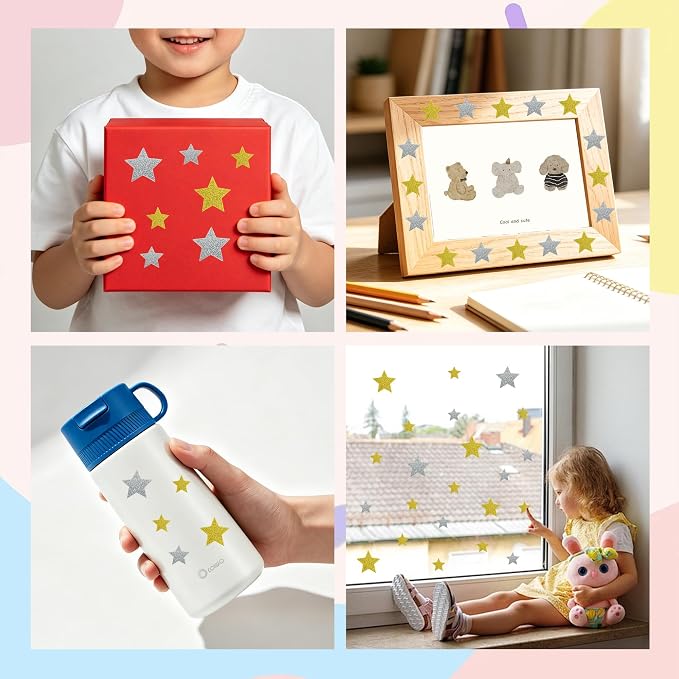 BEISHIDA 1020 PCS Glitter Foam Stickers - Image 7