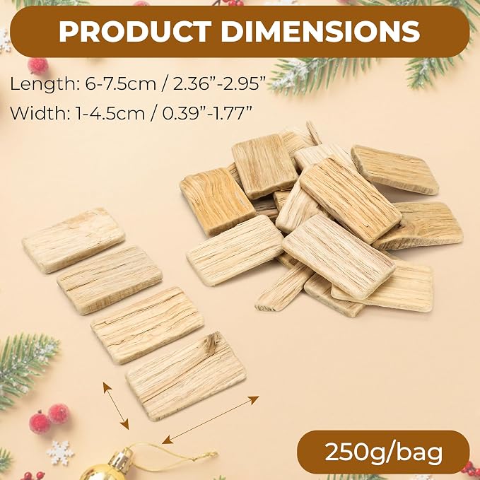 Driftwood Pieces for Crafts – 250g Bag of Natural Drift Wood for Christmas - Image 5