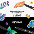 Sharpie Creative Markers, Water-Based Acrylic Paint Markers, Fine Tip - Image 8