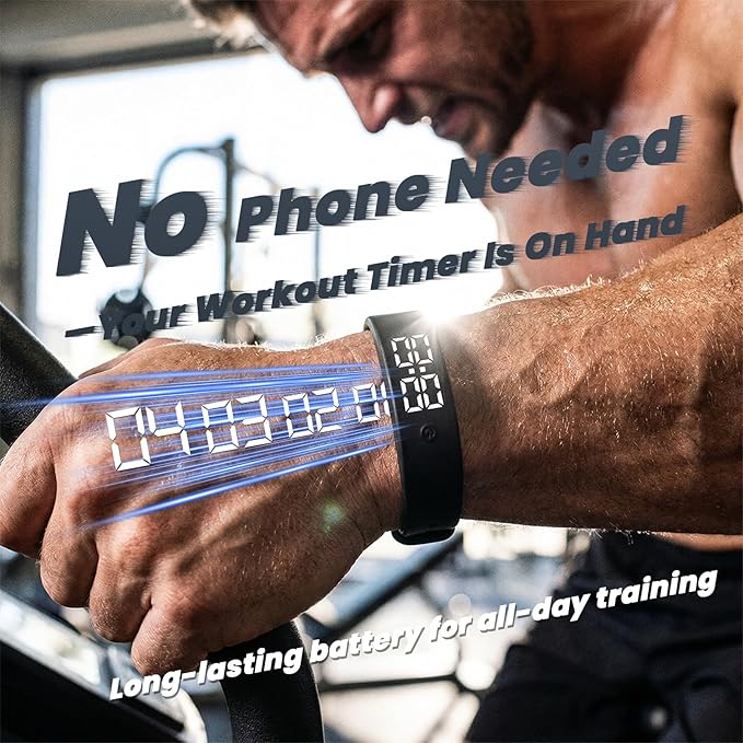 Vibrating Alarm Wristband Heavy Sleepers Adults Wrist Band Shock Clock Watch - Image 5