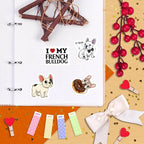 100Pcs French Bulldog Stickers for Water Bottle, Laptop - Image 8