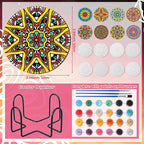 Reallnaive 8 Pcs Mandala Paint by Numbers Kit - Image 3
