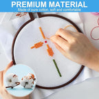 8 PCS Cross Stitch Aida Fabric 14 Count, 8 Colors 9.8 by 9.8 Inch, Classic - Image 5