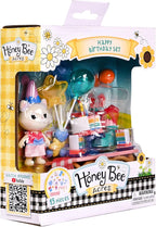 Honey Bee Acres Birthday Wishes Playset, 15 Piece Miniature Dollhouse Party Set - Image 7
