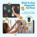 JOYIN 12 Wooden Magnet Creativity Arts & Crafts Painting Kit - Image 7