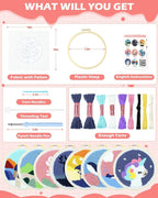 FIVEIZERO DIY Punch Needle Kit for Beginners, Unicorn Punch Embroidery Kit - Image 2