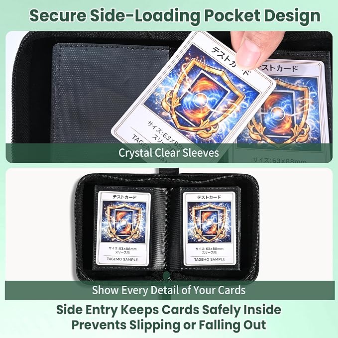 Mini Trading Card Binder Album, 1 Pocket Card Binder - Image 4