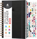 Clever Fox Dated Planner with Tabs 2026 – Weekly & Monthly Spiral Planner with by CleverFox