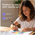 Zenacolor 20 Fabric Markers Pens Set - Image 6
