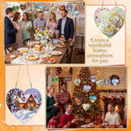 Cinnvoice 12 Pcs Summer Seasonal Diamond Art Hanging Ornament Kit - Image 5