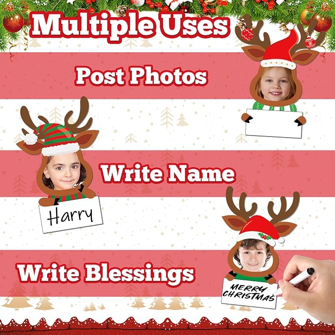 48 Set Christmas DIY Elk Cutouts - Image 3