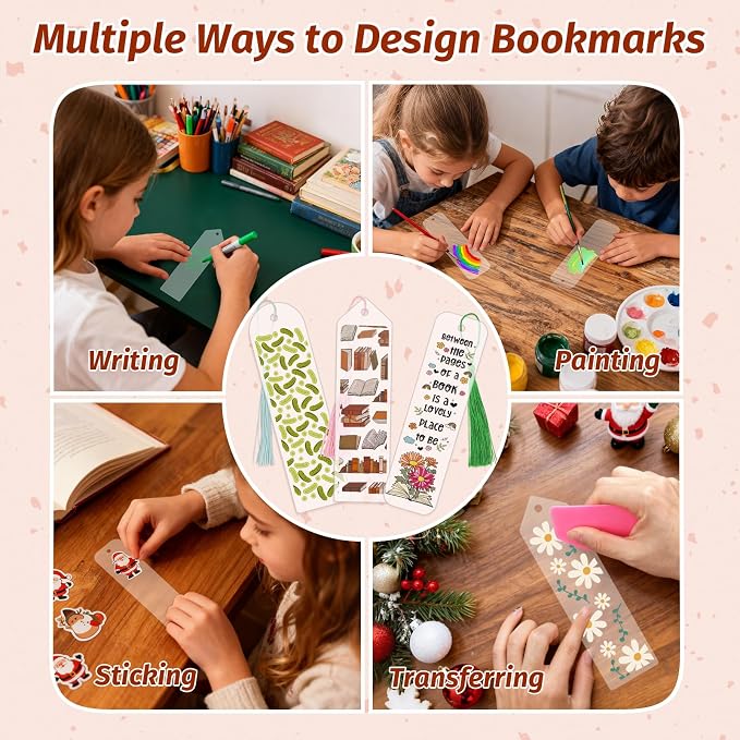 120Pcs Acrylic Bookmark Blanks Kits - Image 6