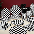 Pickmesh 400 Pcs Race Car Birthday Party Supplies Include Black White Checkered - Image 4