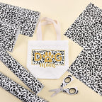 Tintnut Black White Leopard Heat Transfer Vinyl, easy cut & weed, stretch - Image 3