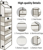TYMENSH White Over Door Organizer - Image 4