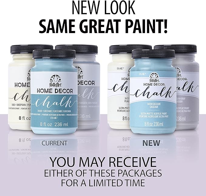 FolkArt Home Décor Chalk Finish Acrylic Paint, 8 ounce, Sage Blossom - Image 2