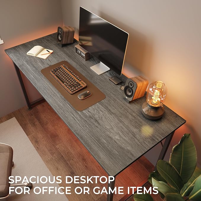 Huuger Computer Desk, 48 Inch Office Desk, Gaming Desk - Image 7