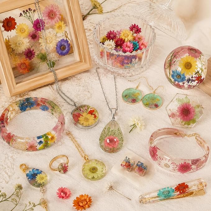 Mini Dried Flowers for Resin, Bulk Tiny Dried Pressed Flowers for Crafts DIY - Image 5