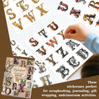 Alphabet & Number Stickers, 50 Sheets Vinyl Letters - Image 7