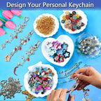 428Pcs Lip Gloss Keychain Making Kit, DIY Craft Supplies - Image 4