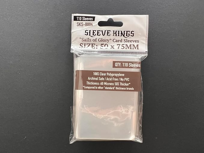 Sleeve Kings Sails of Glory* Card Sleeves 50 X 75 mm - Image 3